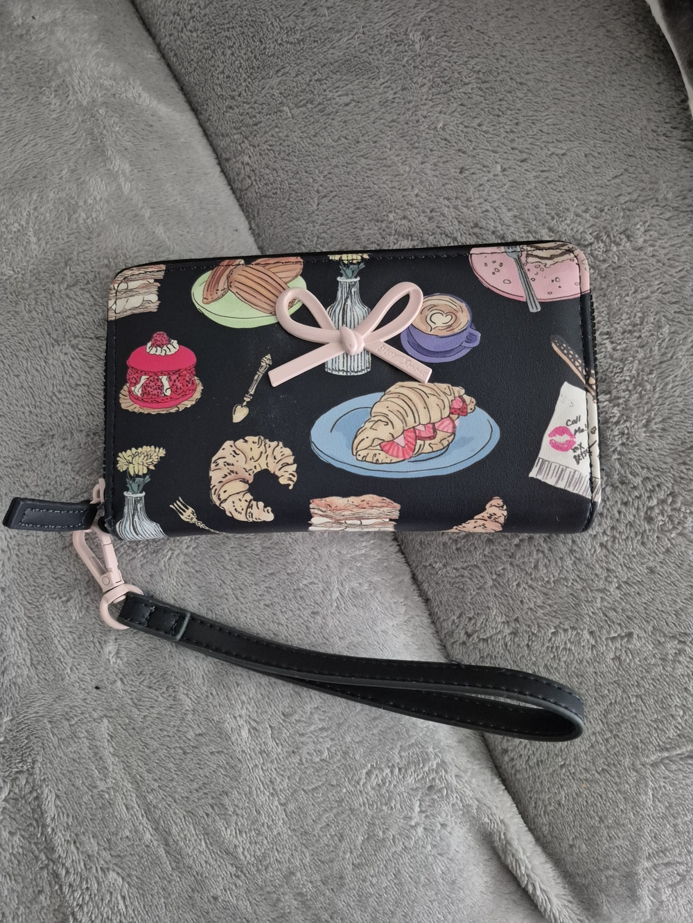 Betsey Johnson Wristlet Wallet with French Pastry